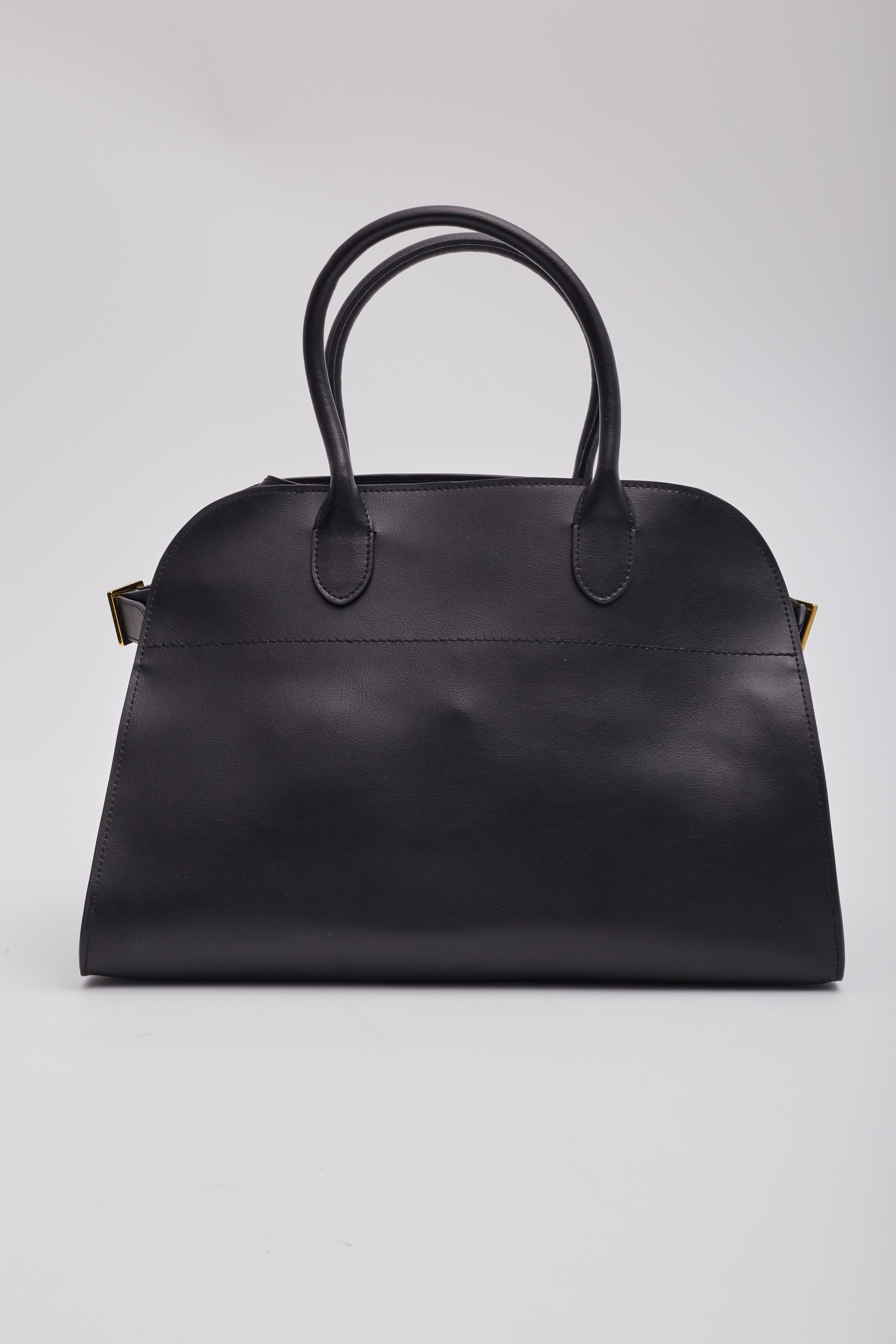 the row women's soft margaux 15 leather bag