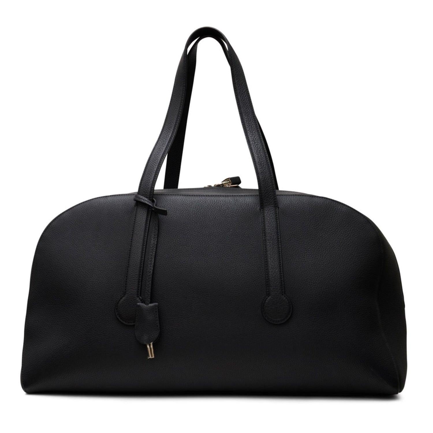 Black The Row Sporty Bowler 19 Leather Bag For Sale