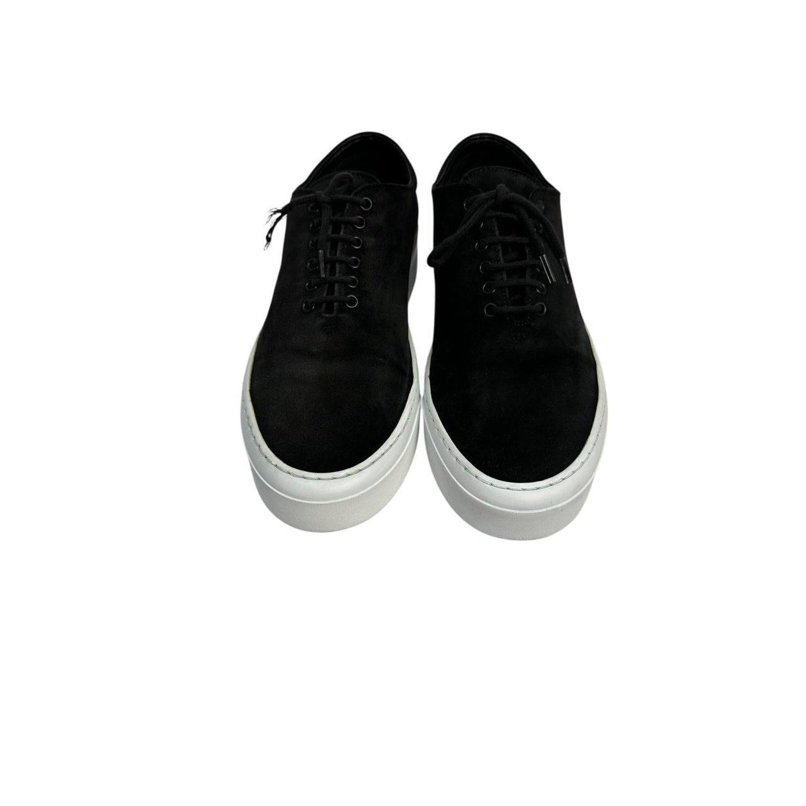 Gray The Row Suede White Sole Sneakers Sz.38 For Sale