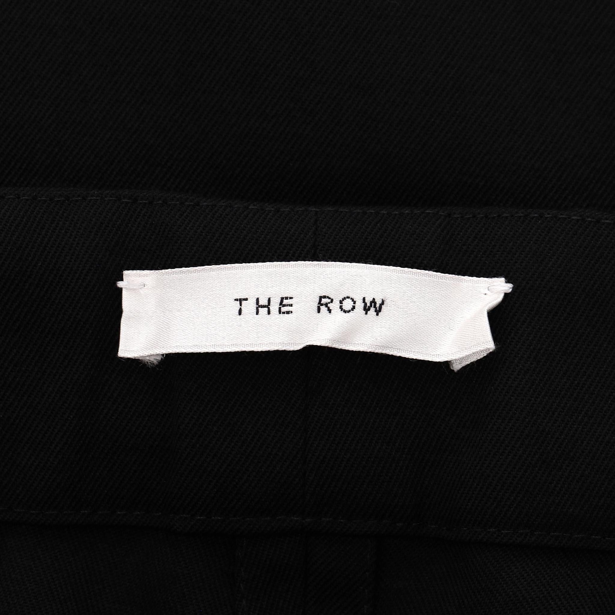 The Row - Pantalon à jambes larges en laine taillée en vente 1