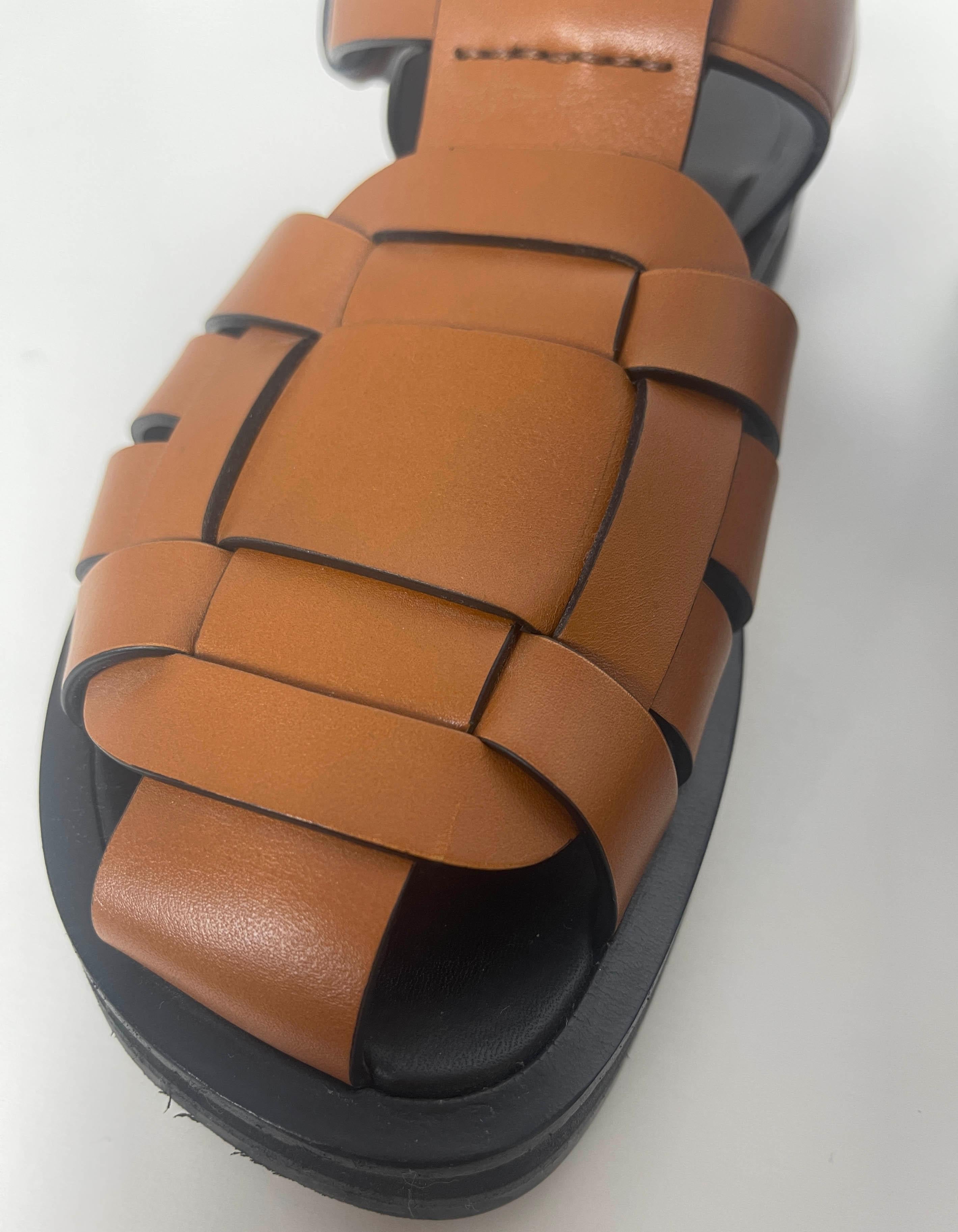 caged fisherman sandals
