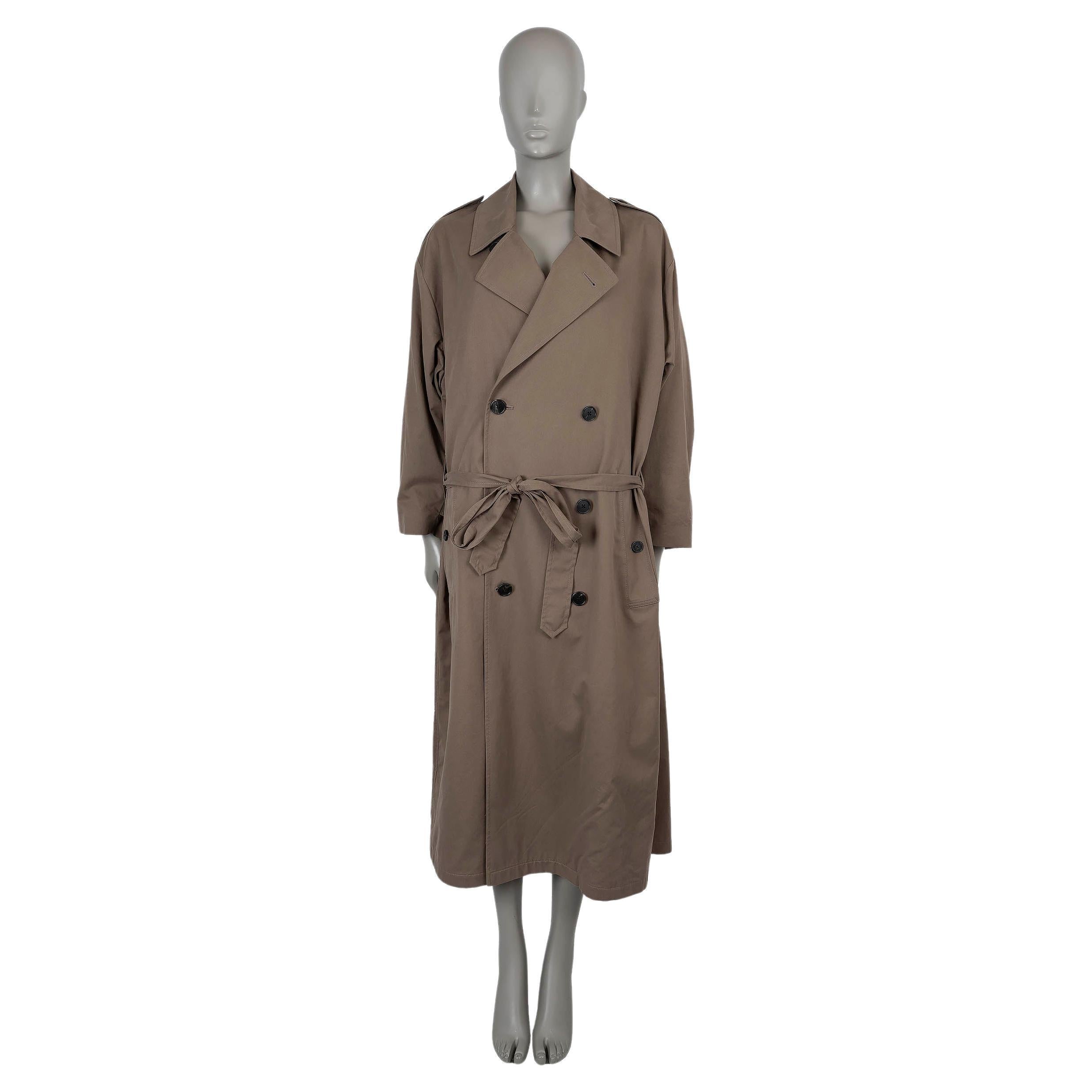 THE ROW taupe coton 2024 MONTROSE OVERSIZED TRENCH Manteau Veste XS
