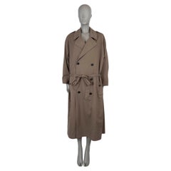 THE ROW taupe coton 2024 MONTROSE OVERSIZED TRENCH Manteau Veste XS