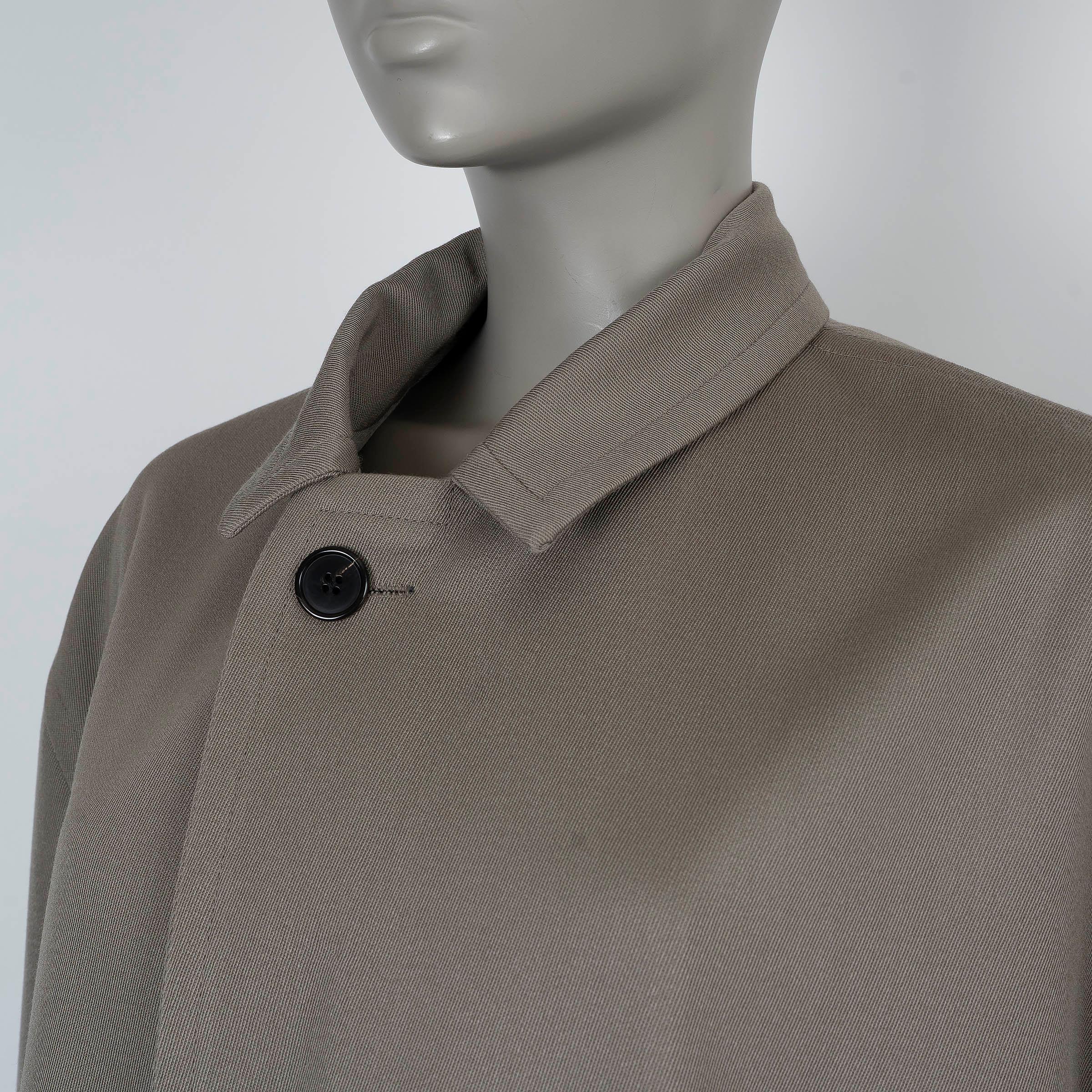 THE ROW laine taupe 2023 CLENCY Manteau surdimensionné TWILL Veste S Pour femmes en vente