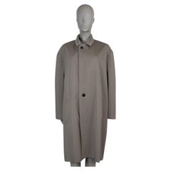 THE ROW laine taupe 2023 CLENCY Manteau surdimensionné TWILL Veste S