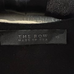 The Row Tetzi Jersey Maxi Dress Black size XS Thick Cotton Sleeveless Round Neck