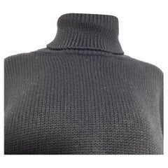 Pull à col roulé « The Row » en laine mérinos noire