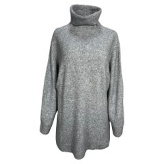 Der „Row“-Rollkragenpullover aus grauer Wolle