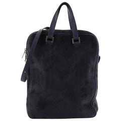 The Row Twin Laptop Bag Suede And Leather