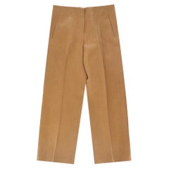 The Row Virgin Wool & Silk Blend Tailored Wide-Leg Trousers
