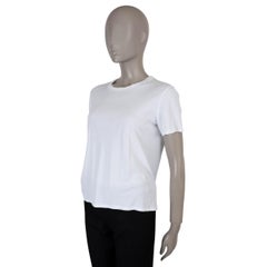 THE ROW white cotton CLASSIC JERSET T-Shirt Shirt M