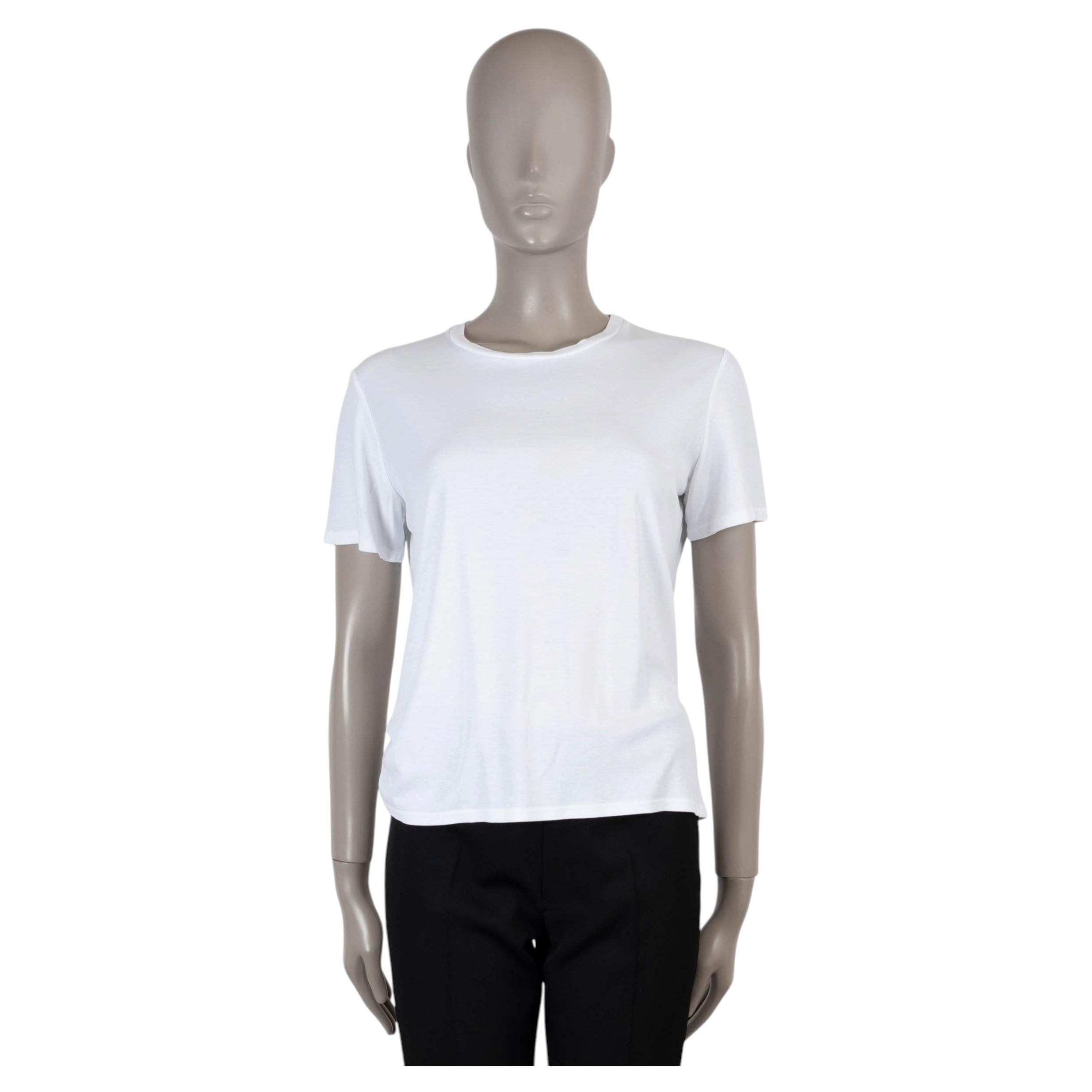 Maglietta The Row in cotone bianco CLASSIC JERSEY, taglia M