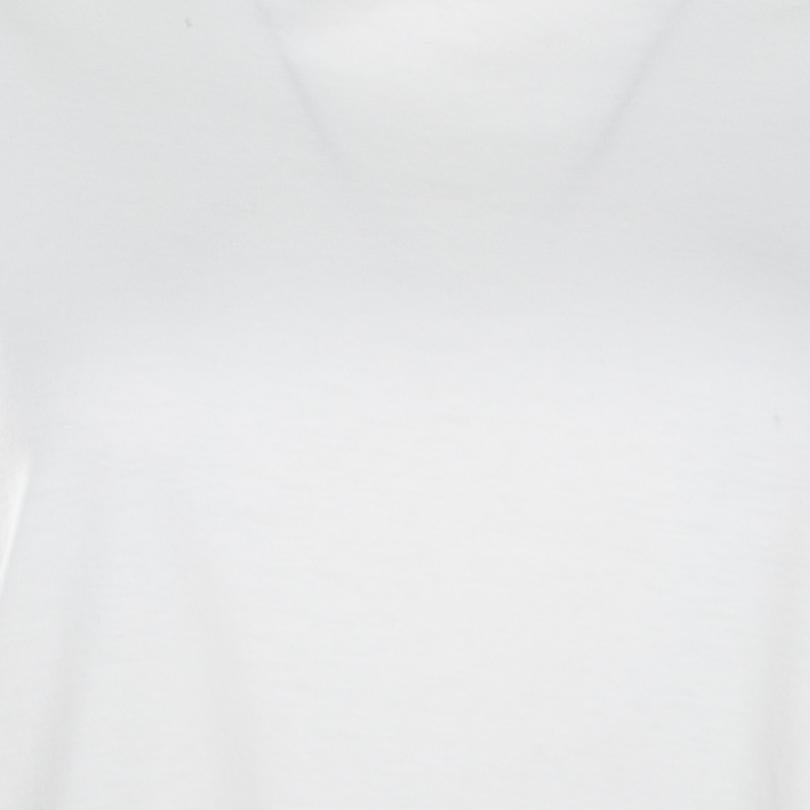 The Row White Cotton Jersey Bell Sleeve T-Shirt M 1
