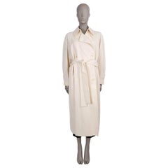 THE ROW Chaqueta Abrigo 2021 OSWIN TRENCH de algodón y lino blanco XS