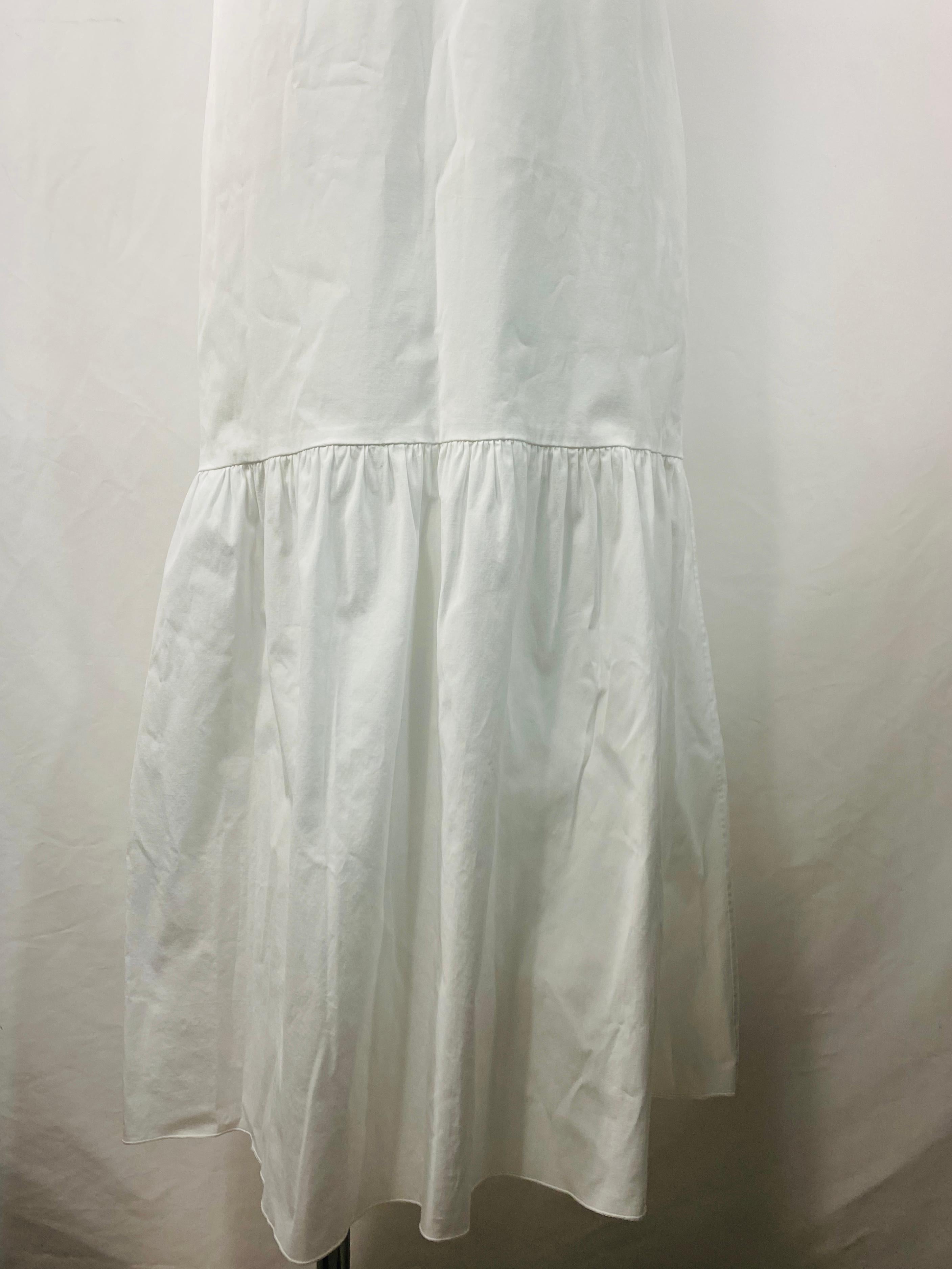 white slip maxi dress