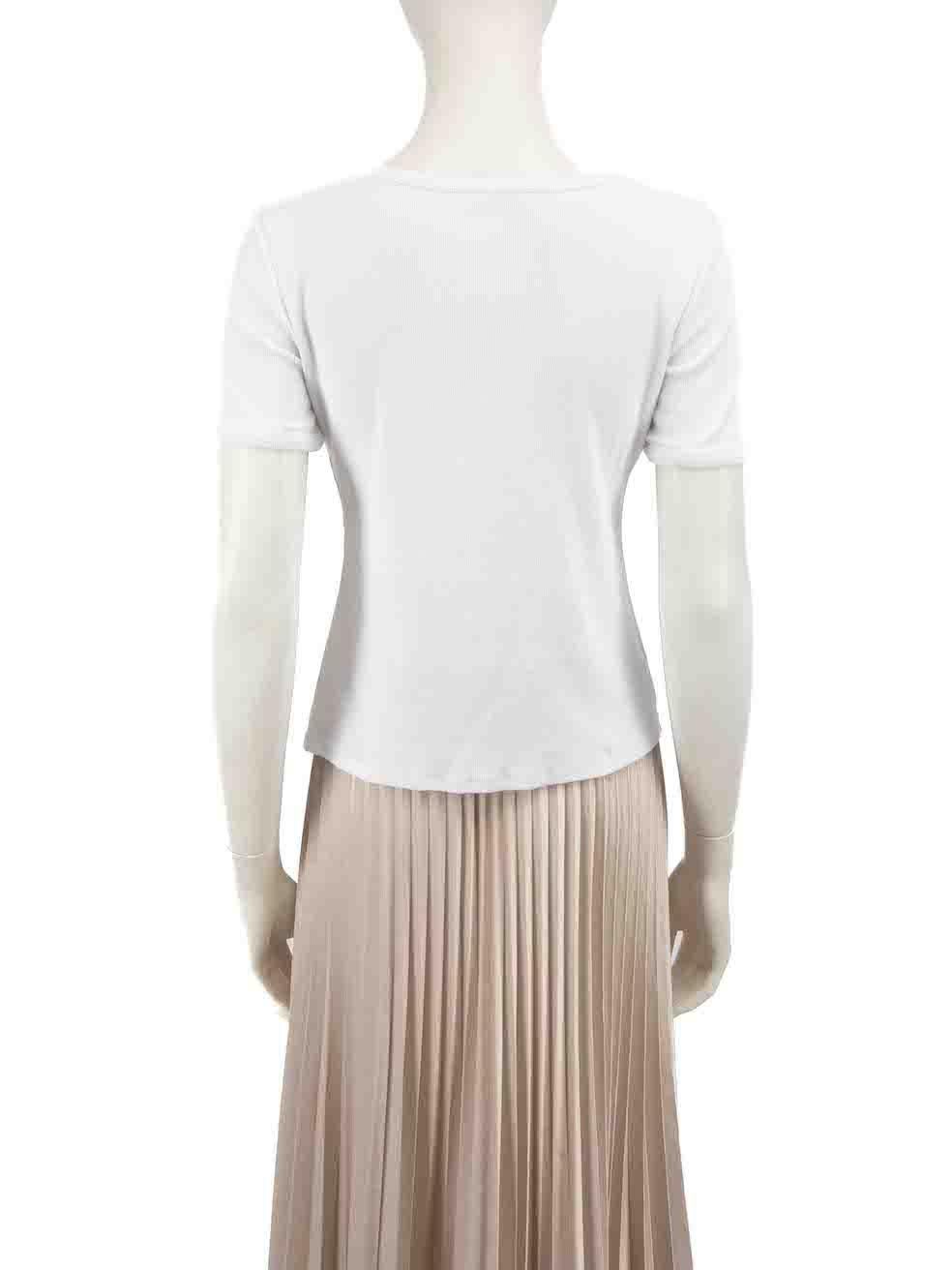 The Row T-shirt blanc Wesler en jersey, taille M Bon état - En vente à London, GB
