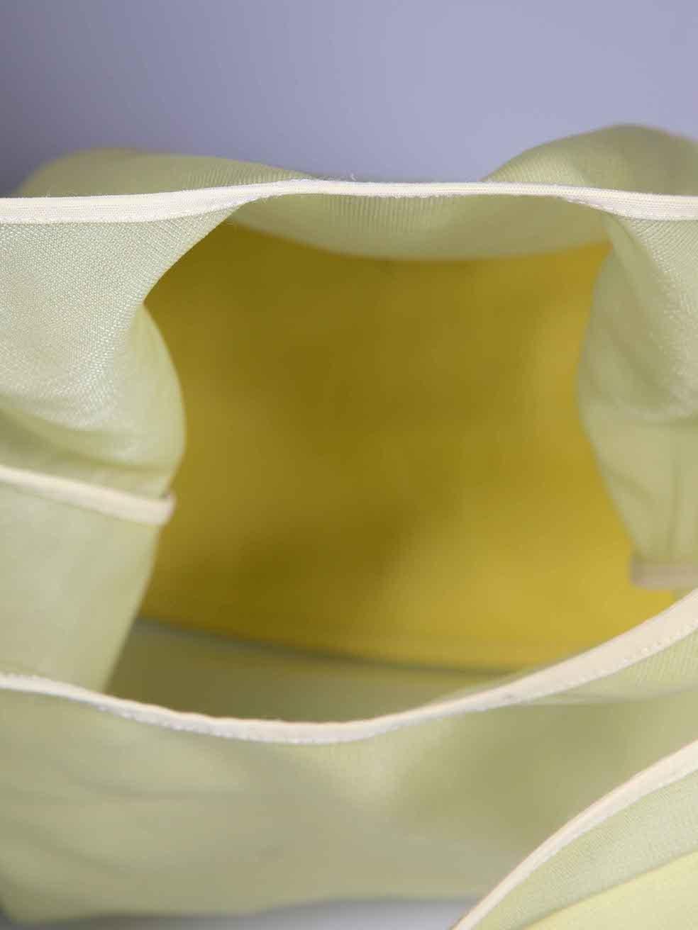 The Row Yellow Bindle Mesh Shoulder Bag For Sale 1