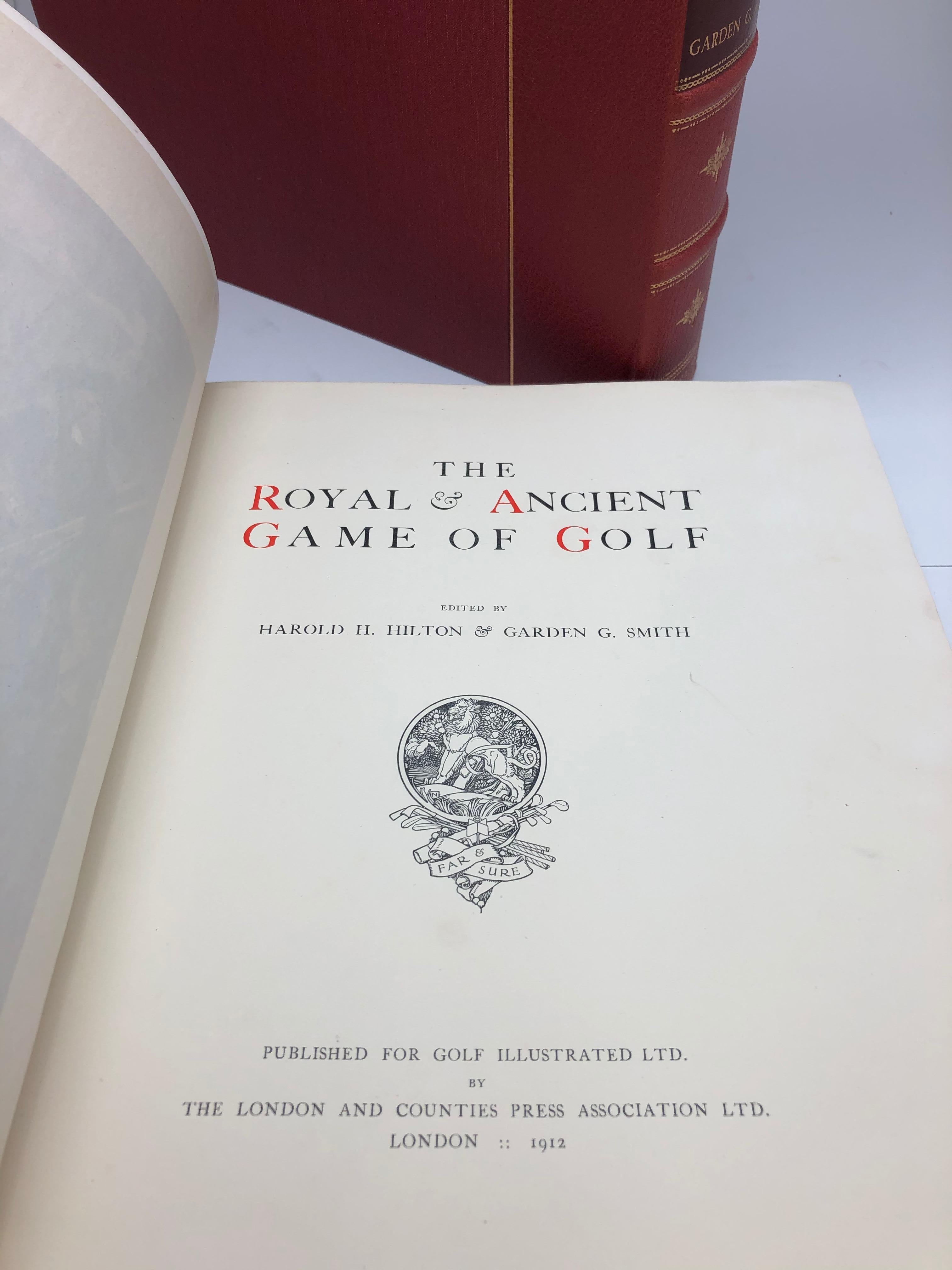 Early 20th Century The Royal & Ancient Game of Golf by Hilton and Smith, Limited Edition #172 of 90