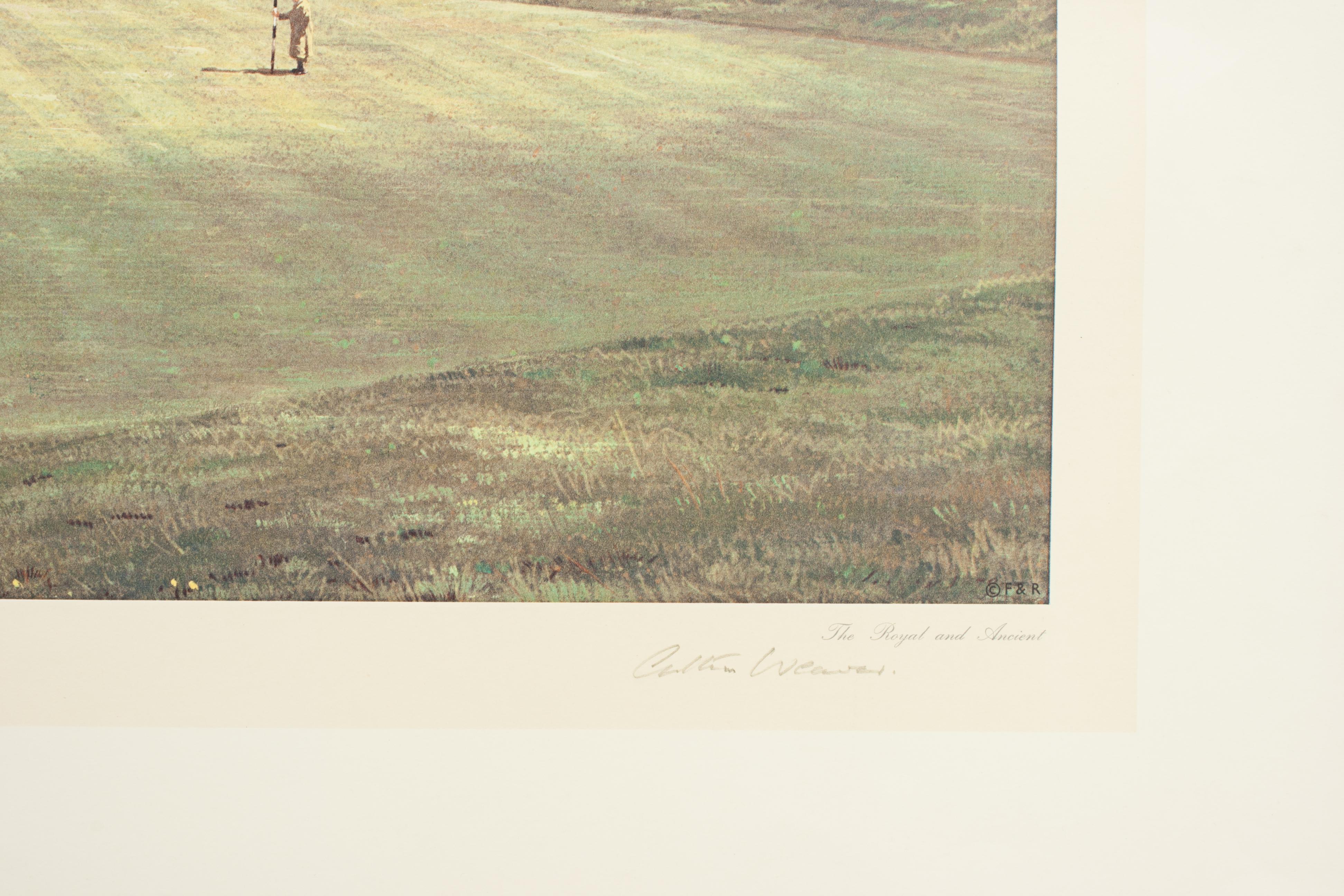 The Royal and Ancient, Golf Print by Arthur Weaver. St Andrews For Sale ...