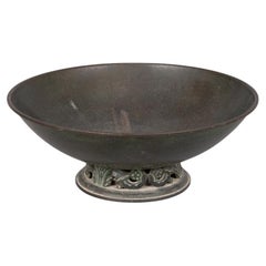 "The Royal Bowl" in Bronze by Ystad Metall – Early 20th Century, Sweden