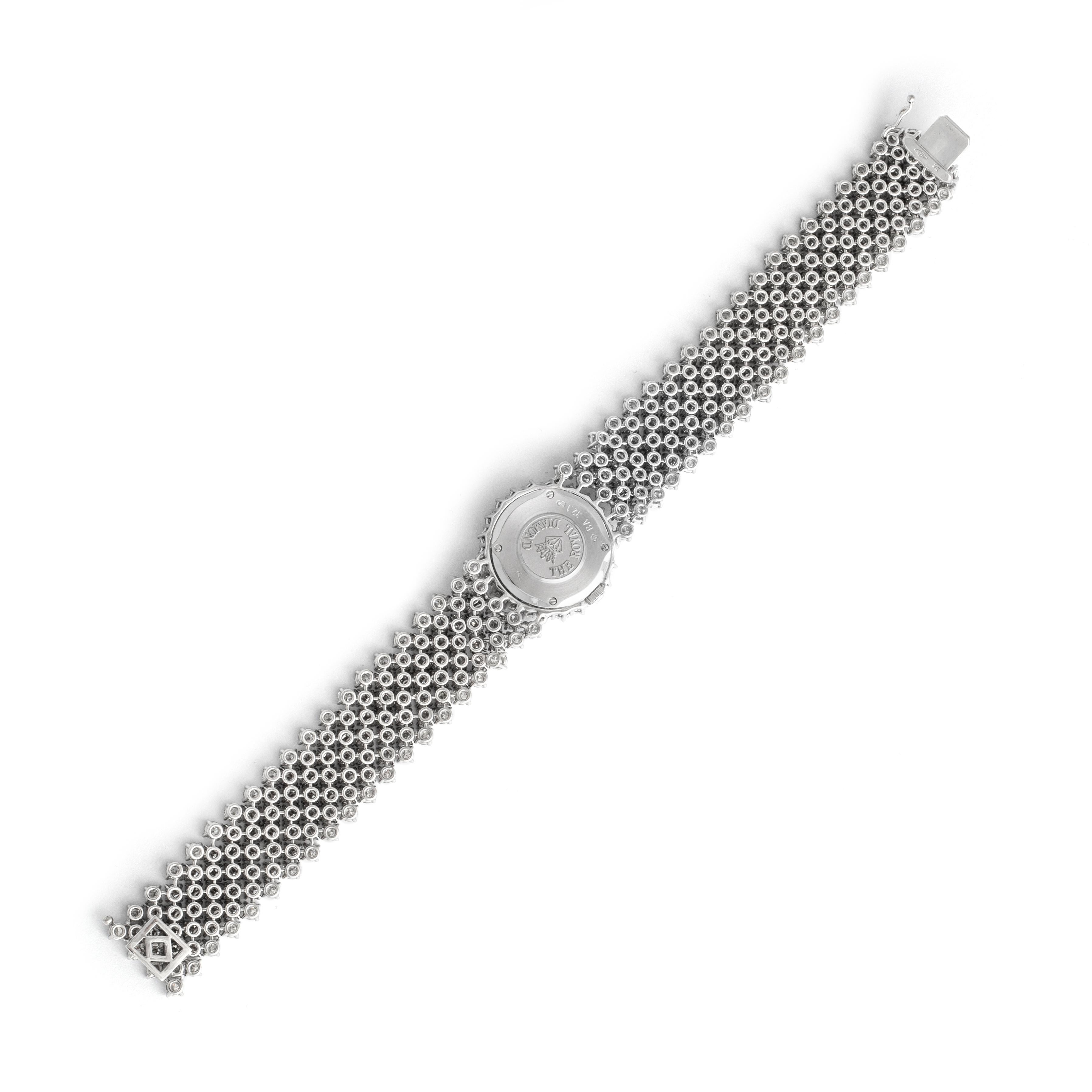 The Royal Diamond Swiss Diamond Wristwatch  For Sale 4