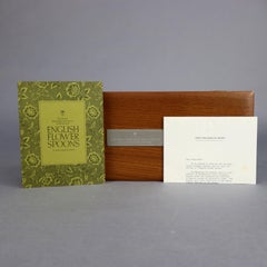 The Royal Horticultural Society Collection of English Flowers Sterling Spoons