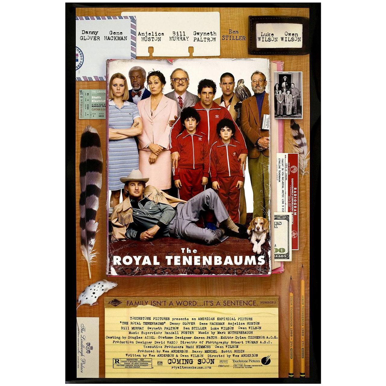 "The Royal Tenenbaums" 2001 U.S. One Sheet Film Poster
