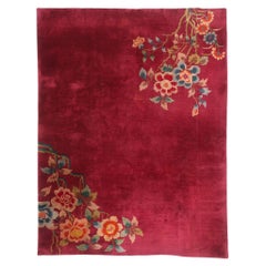 The Ruby Atelier: An Antique Chinese Art Deco Masterpiece of Decadent Elegance