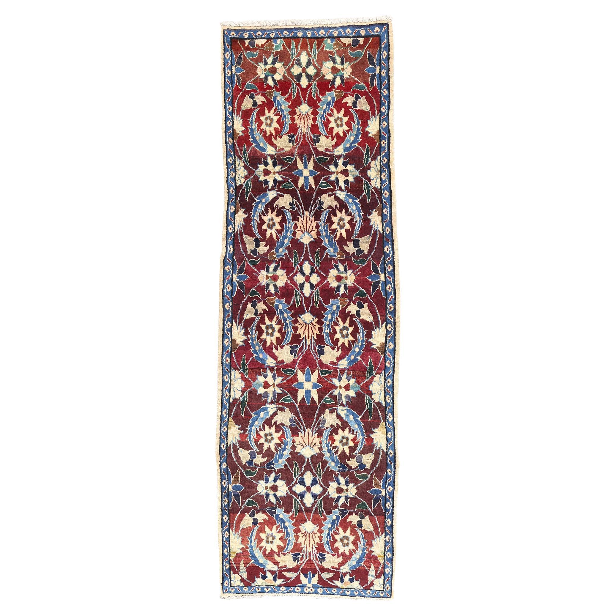 The Ruby Sapphire Garden: A Vintage Persian Khorassan Masterpiece of Eternity