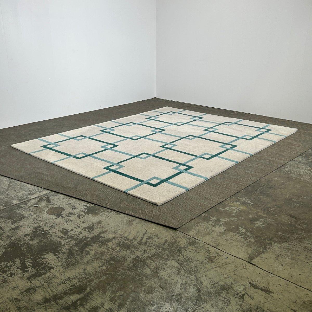 Lana The Rug Company Tappeto a catene quadrate in vendita