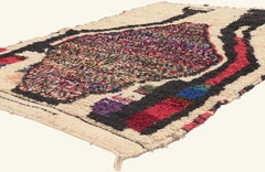 The Sacred Threshold: A Vintage Azilal Moroccan Masterpiece of Ancestral Harmony