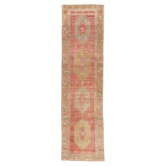 The Sacred Union: A Vintage Turkish Oushak Masterpiece of Lasting Prosperity