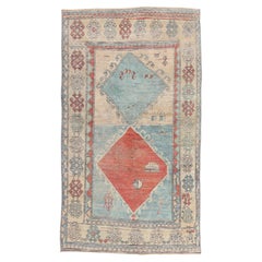The Sacred Union: A Vintage Turkish Oushak Masterpiece of Prosperity & Harmony