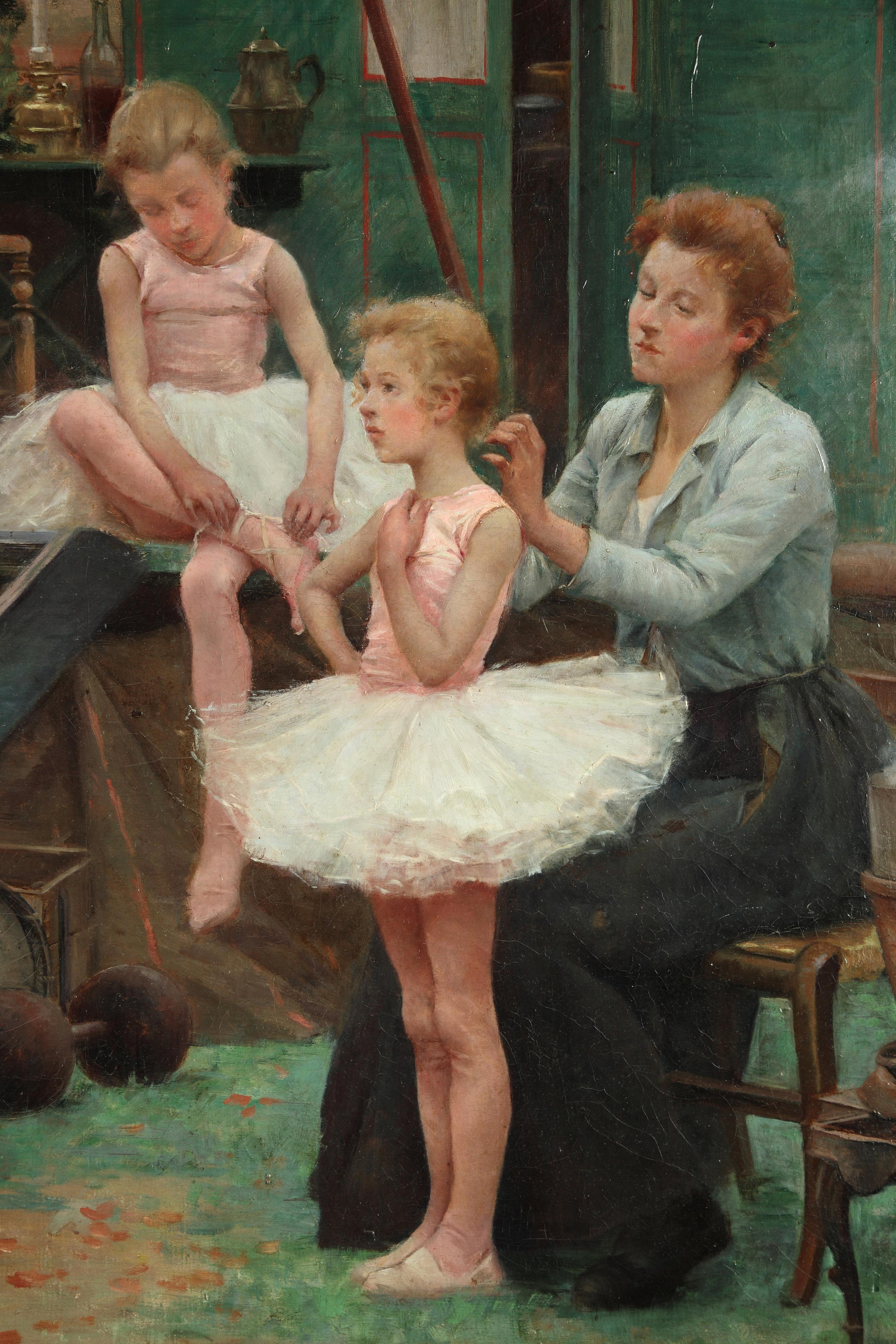 Français Peinture « The Saint-Cloud Fair » (la foire de Saint- Cloud) par Fernand Blayn, France, 1892 en vente