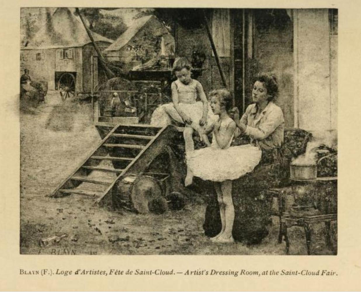 Peinture « The Saint-Cloud Fair » (la foire de Saint- Cloud) par Fernand Blayn, France, 1892 en vente 1
