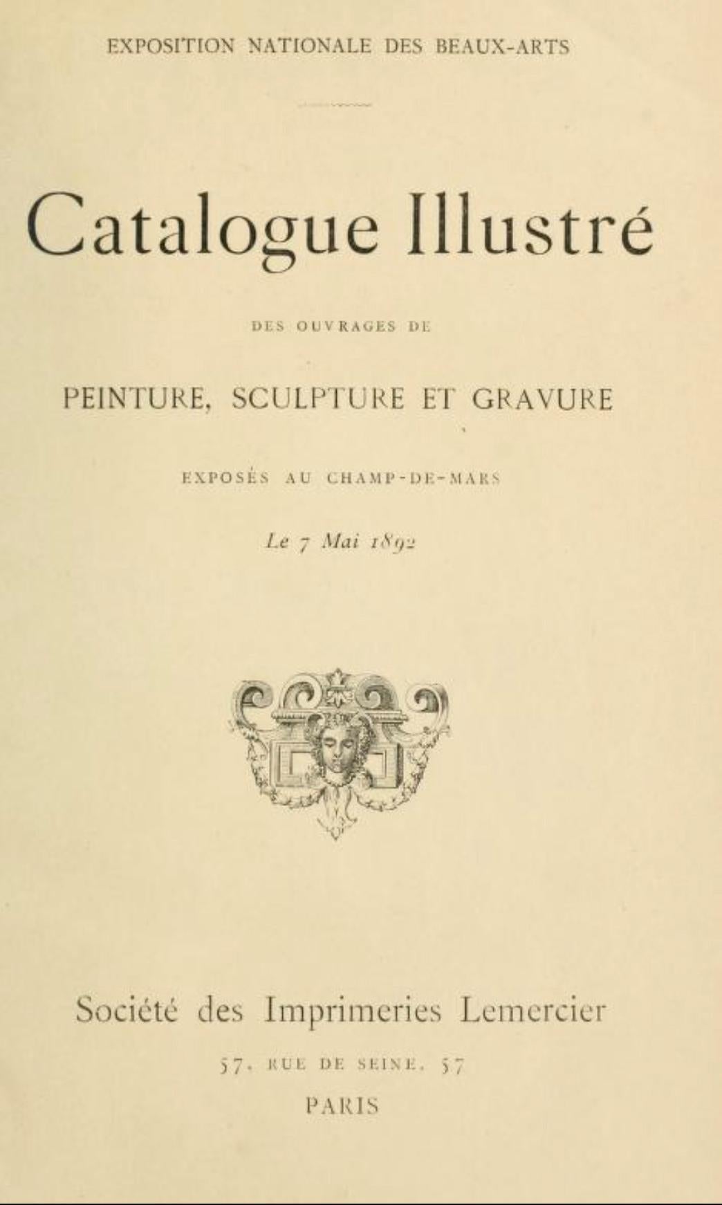 Fin du XIXe siècle Peinture « The Saint-Cloud Fair » (la foire de Saint- Cloud) par Fernand Blayn, France, 1892 en vente