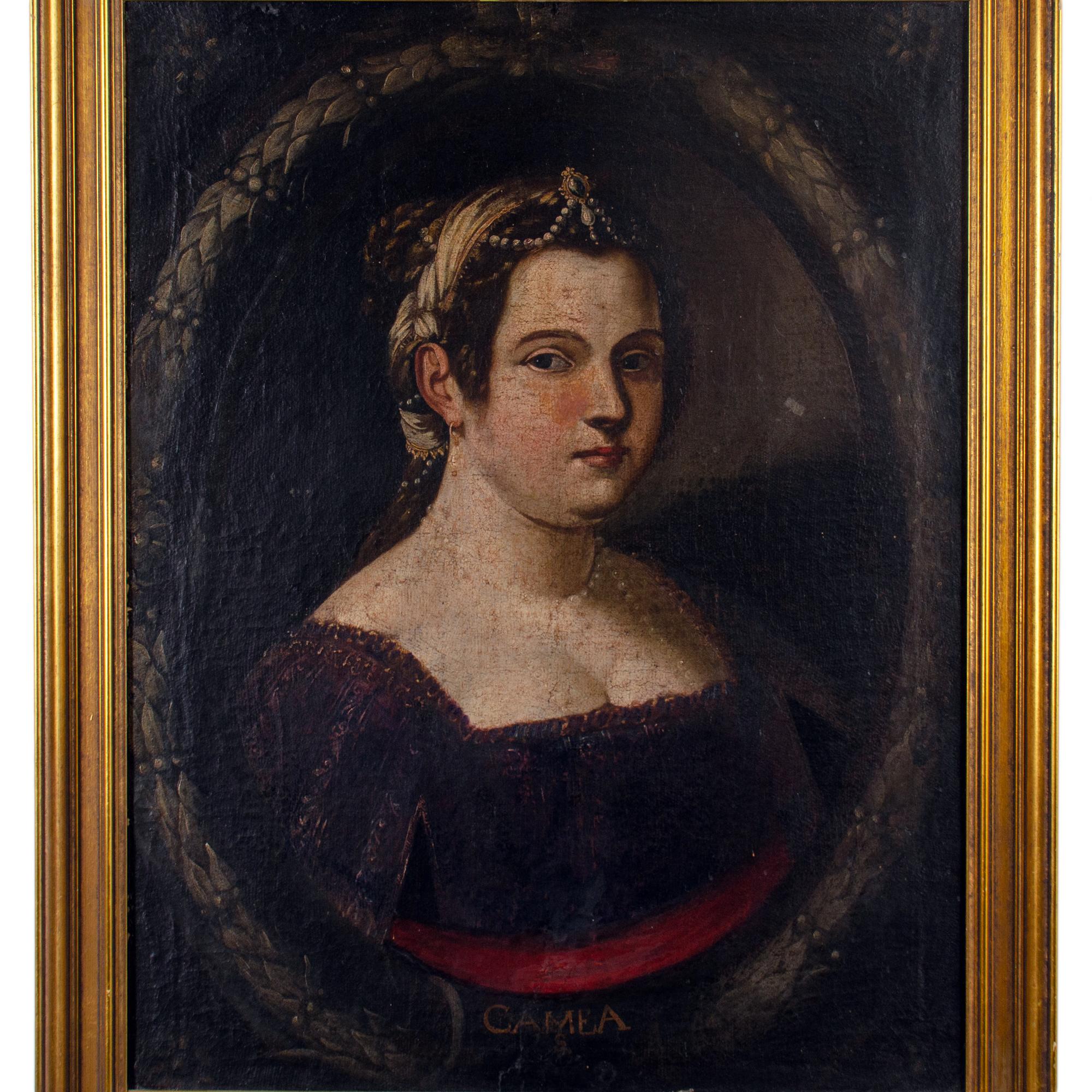 The Samian Sibyl, École italienne, C.C. 1700 Bon état - En vente à Savannah, GA