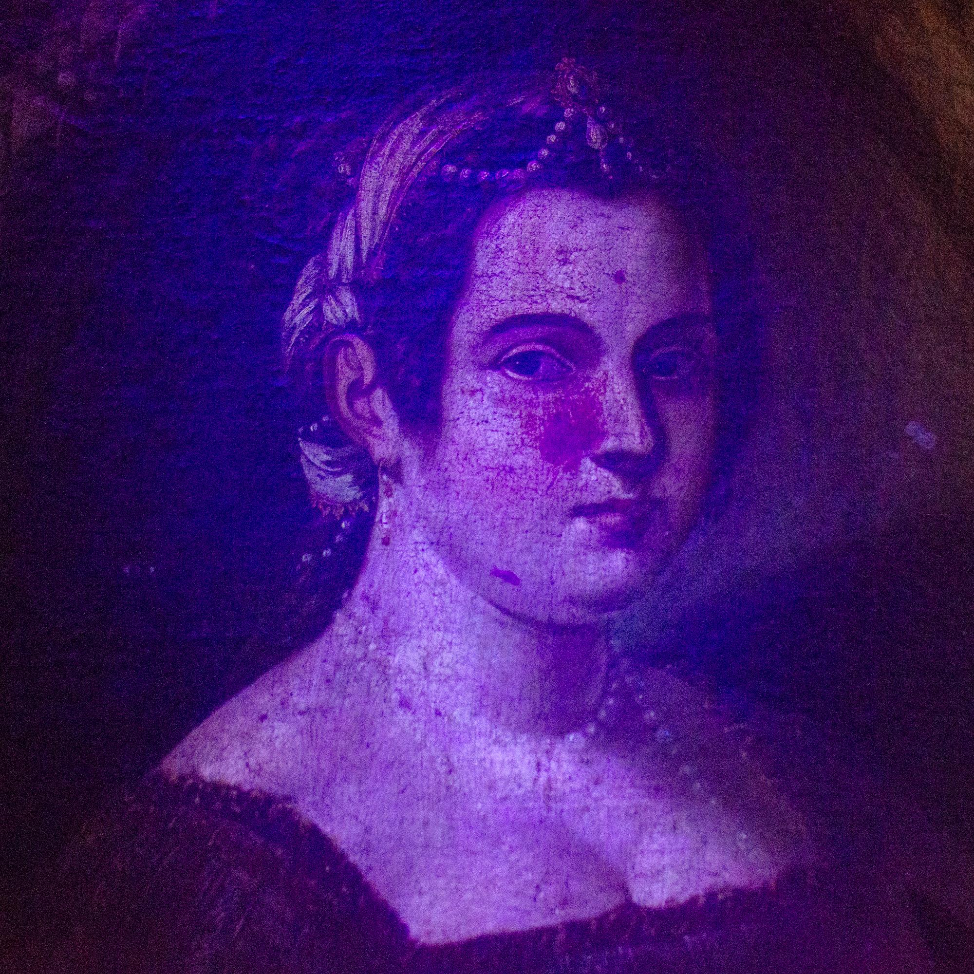 Toile The Samian Sibyl, École italienne, C.C. 1700 en vente
