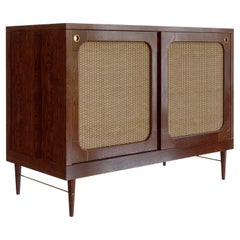 Sanders Sideboard by Lind + Almond in Cognac and Rattan (Small)