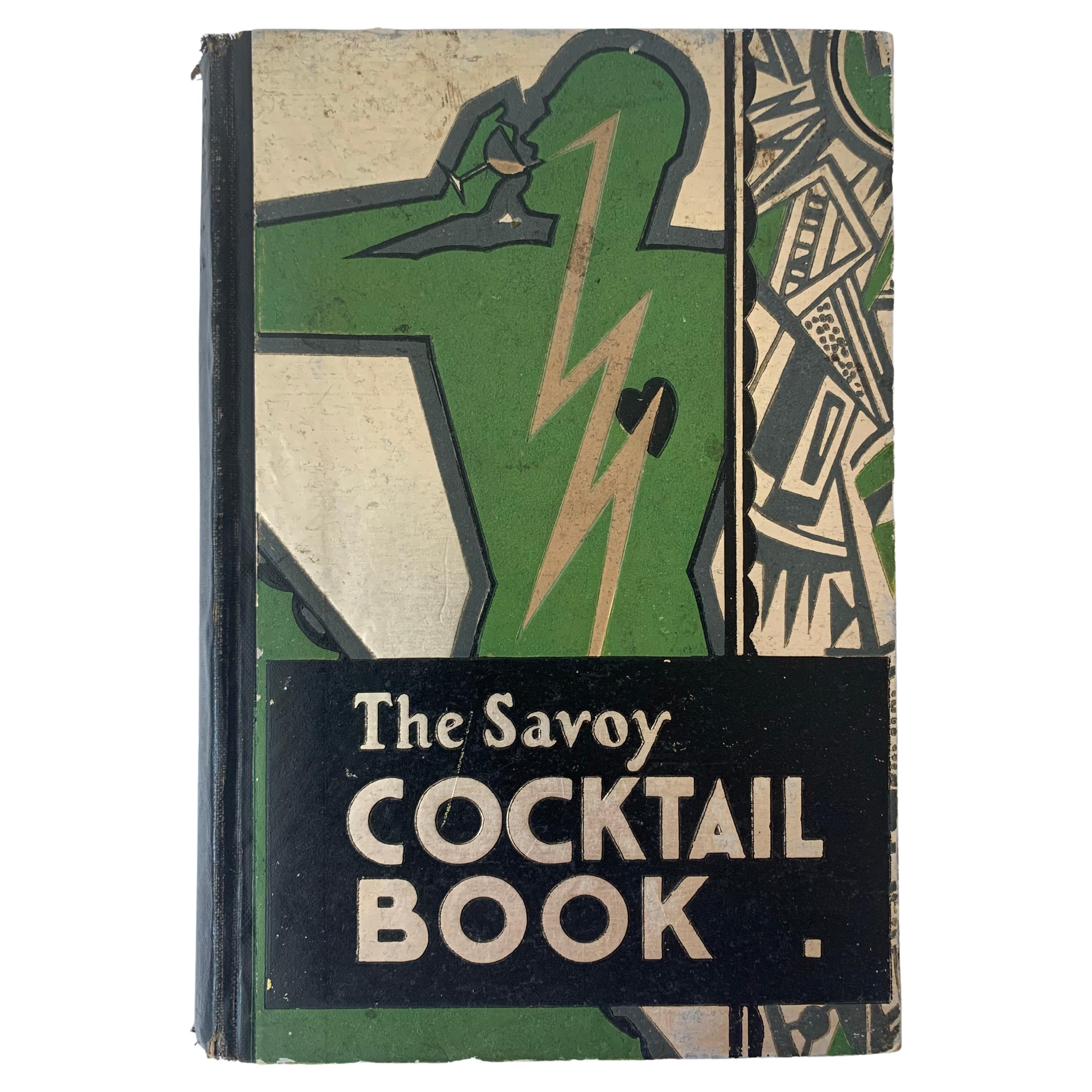 Savoy Cocktail Book Cradock Harry London Constable 8° Illustrated Orig For Sale