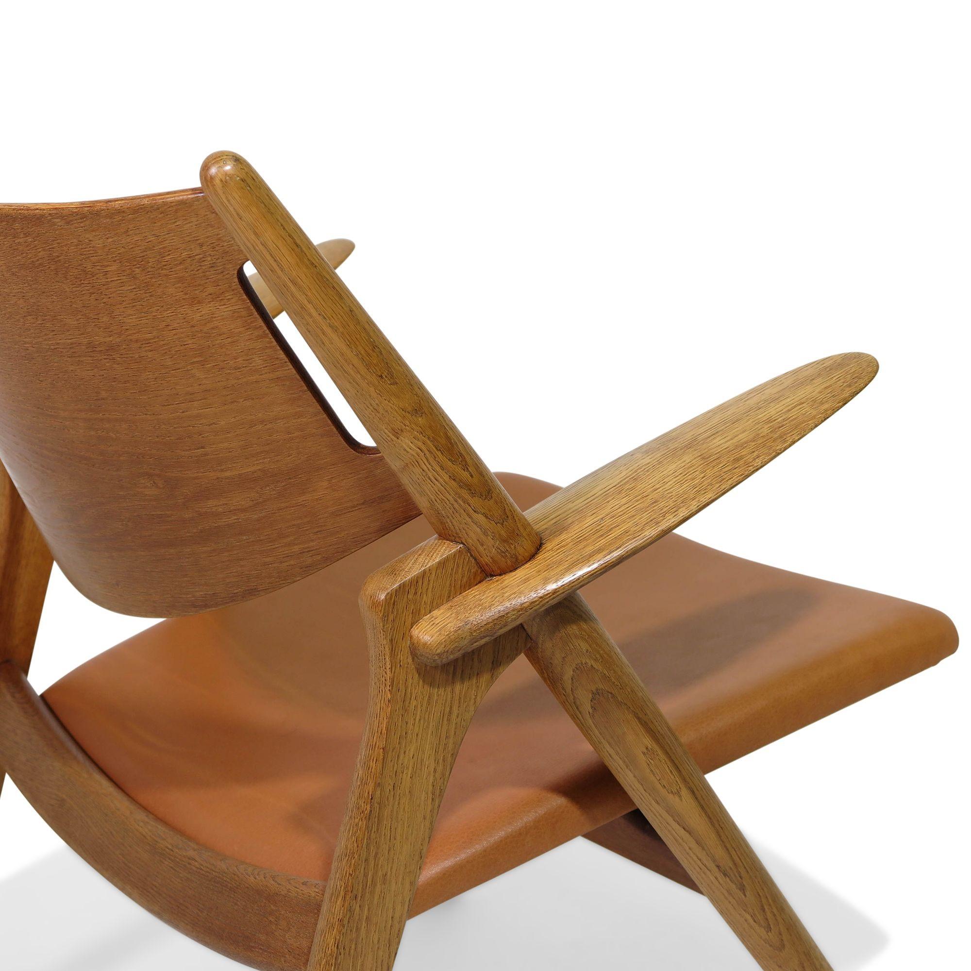 Scandinavian Modern The Sawbuck Chair, CH28, by Hans Wegner, 1951