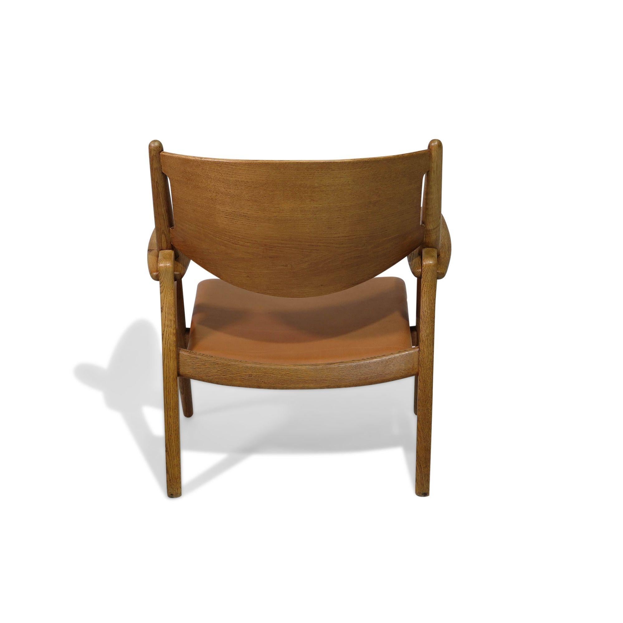 Oiled The Sawbuck Chair, CH28, by Hans Wegner, 1951
