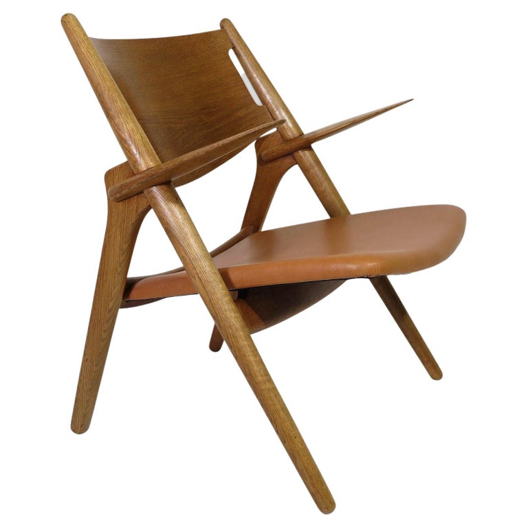 The Sawbuck Chair, CH28, by Hans Wegner, 1951 For Sale at 1stDibs