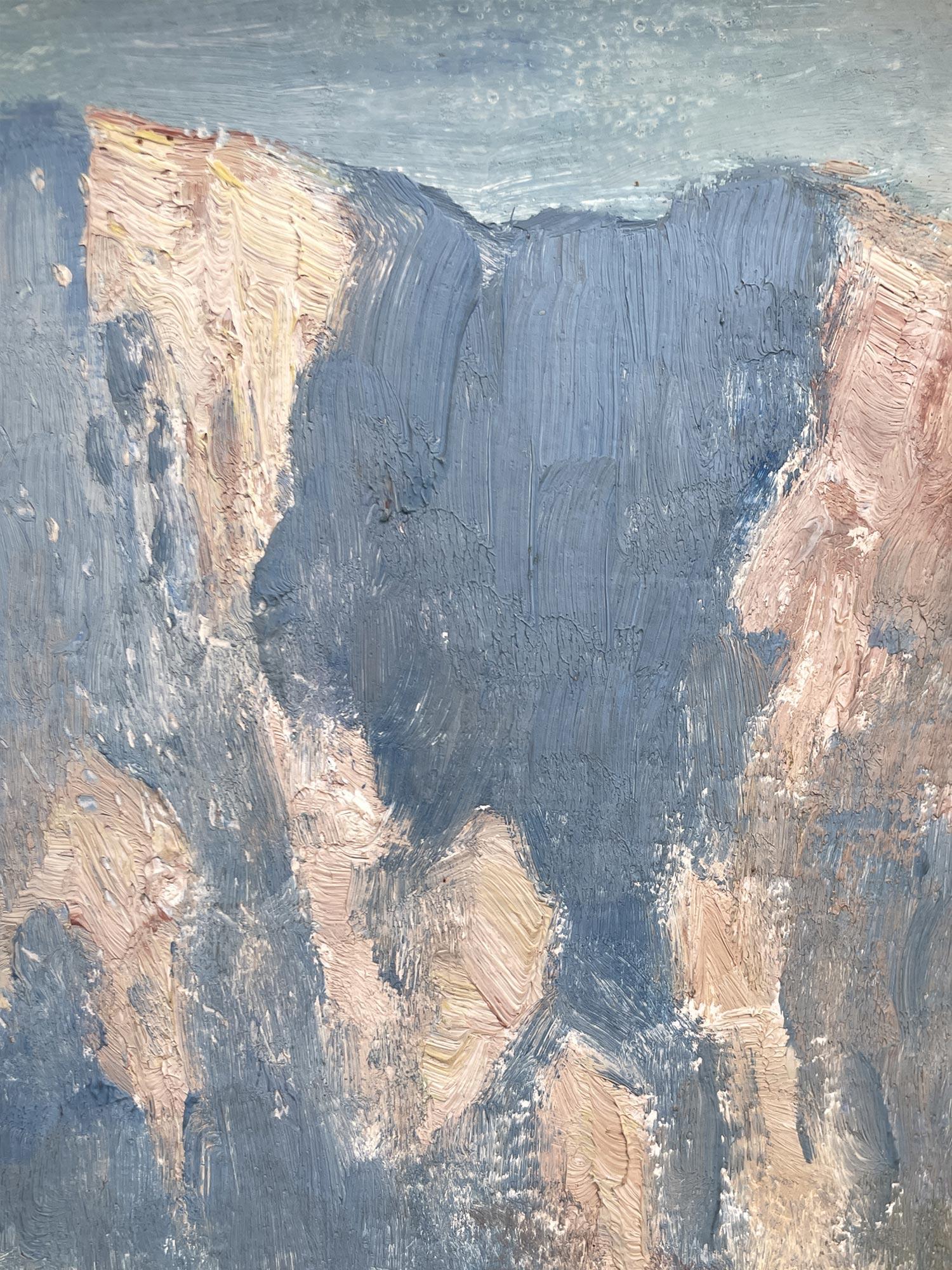 The „Sciliar“ – Northern Italy Dolomiten, Öl auf Leinwand, Gemälde im Angebot 4