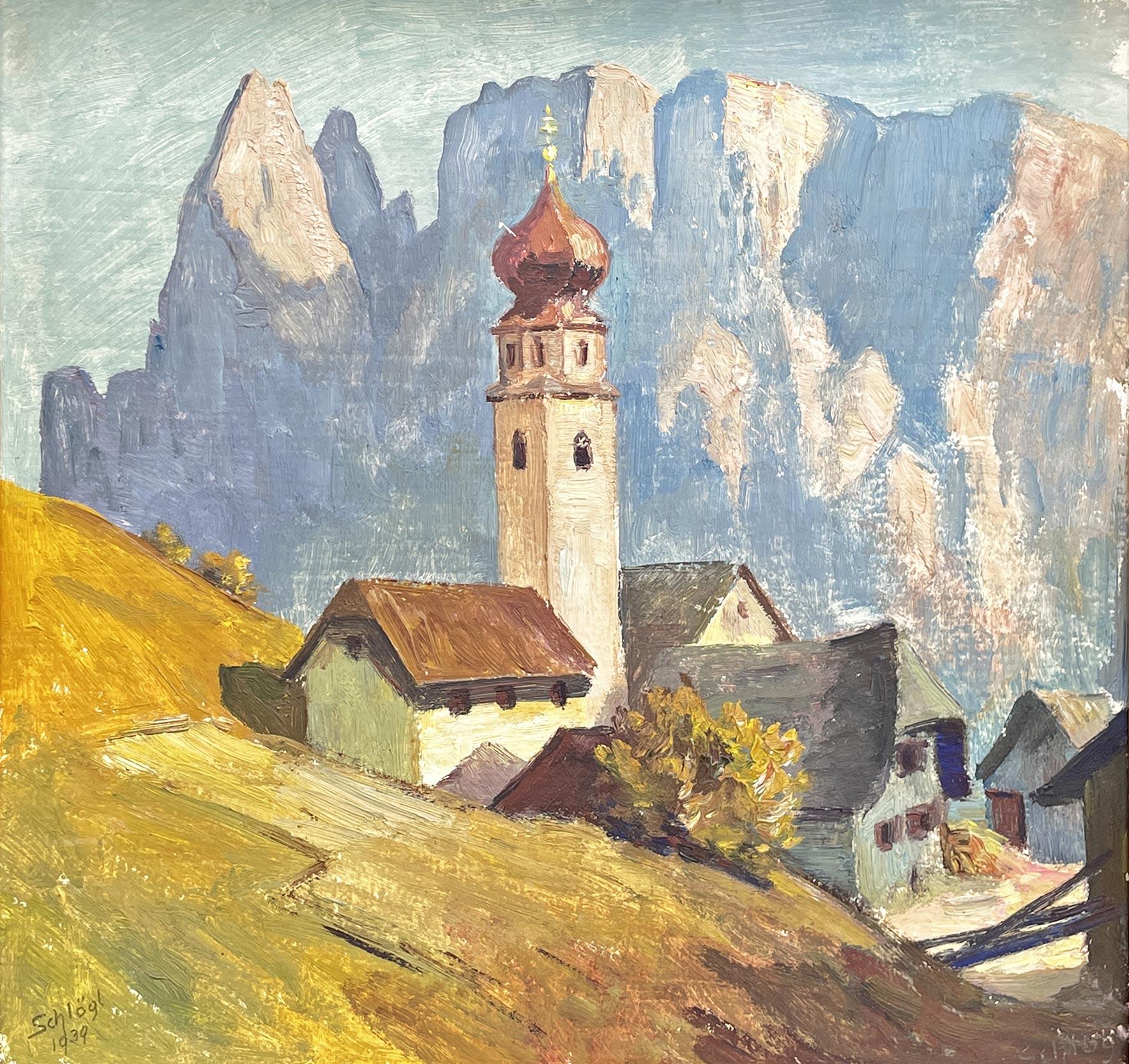 The „Sciliar“ – Northern Italy Dolomiten, Öl auf Leinwand, Gemälde im Angebot 7