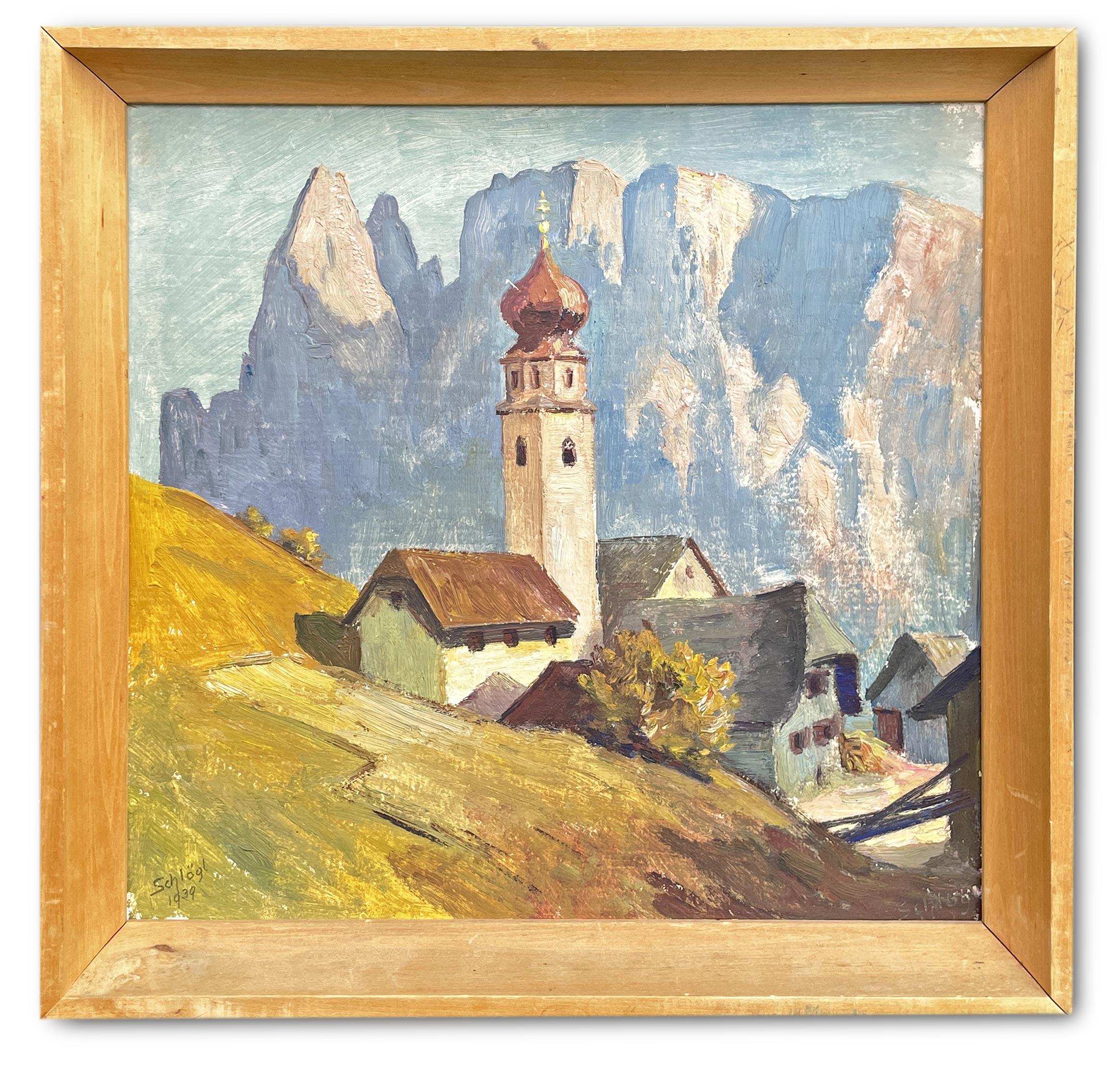 The „Sciliar“ – Northern Italy Dolomiten, Öl auf Leinwand, Gemälde im Angebot 8