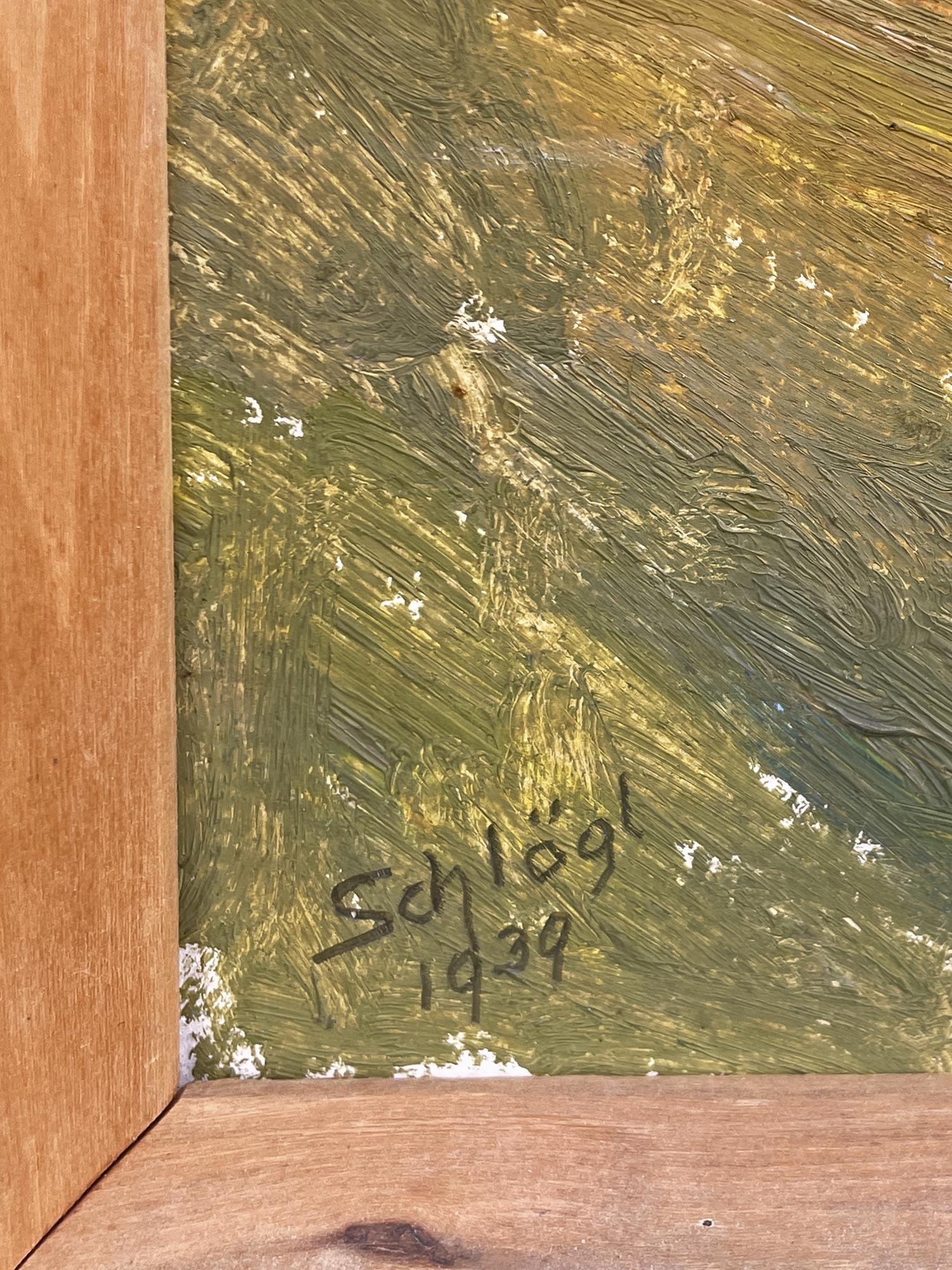 The „Sciliar“ – Northern Italy Dolomiten, Öl auf Leinwand, Gemälde im Angebot 1
