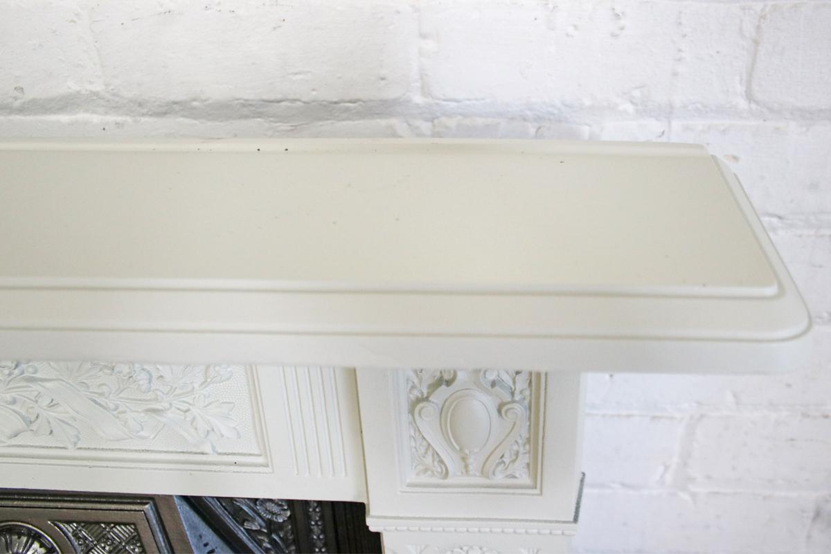 'The Scotia' a Reclaimed Late Victorian Cast Iron Fireplace 1