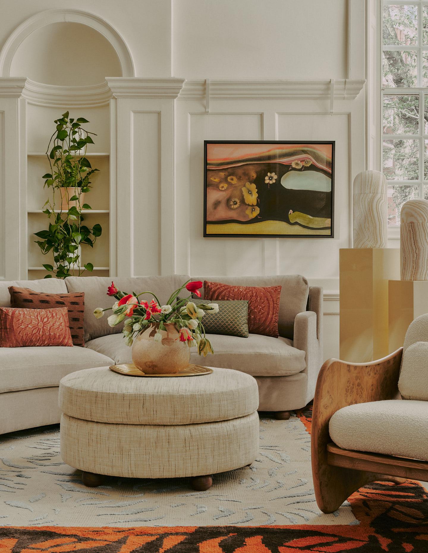 XXIe siècle et contemporain The Sculpted Ottoman by Sister by Studio Ashby en vente
