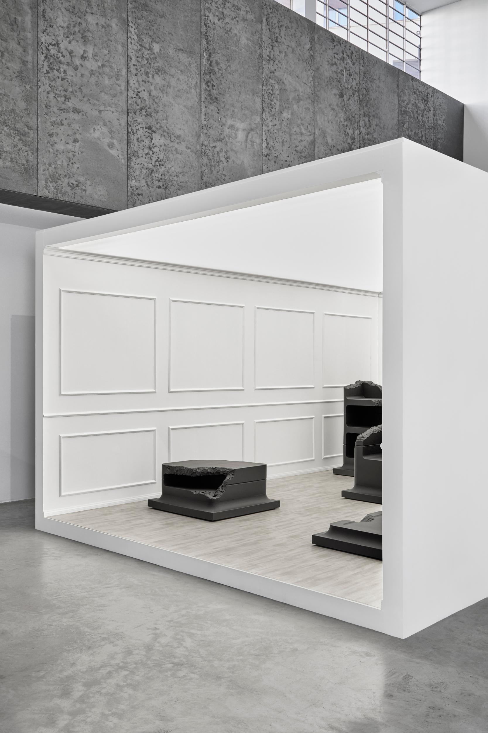 The Sculpted Series Bookshelf Black by Gufram, Snarkitecture In New Condition For Sale In Beverly Hills, CA